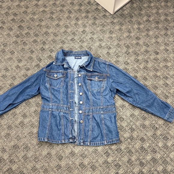 Baccini Dark Blue Denim Jacket - Picture 14 of 15